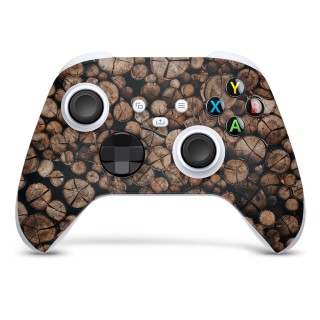 Xbox Series S Controller Skin Holz Brennholz – 1