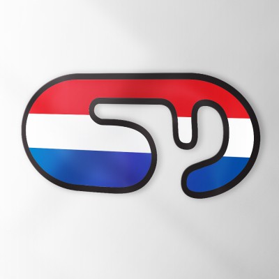 Circuit Sticker Met Vlag Midland - 1