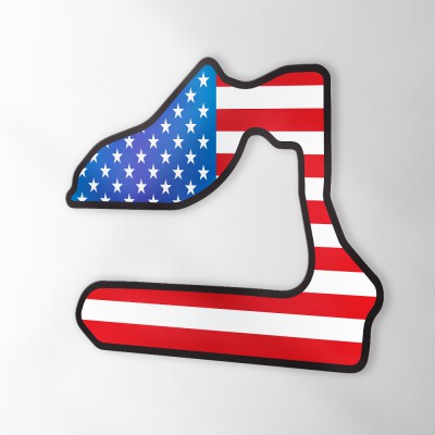 Circuit Sticker Met Vlag Sebring - 1