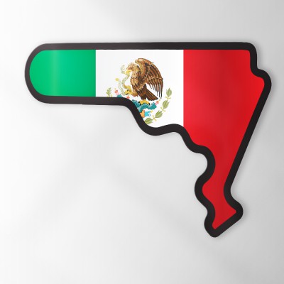 Circuit Sticker Met Vlag Autódromo Hermanos Rodríguez - 1 Circuit Sticker Met Vlag Autódromo Hermanos Rodríguez - 1