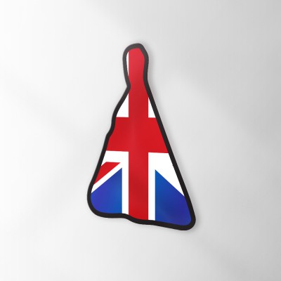 Circuit Sticker Met Vlag Darley Moor - 1 Circuit Sticker Met Vlag Darley Moor - 1