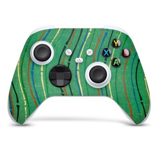 Xbox Series S Controller Skin Woodblock Print Annaisha - 1
