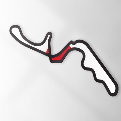 Circuit Sticker Met Vlag Suzuka - 1