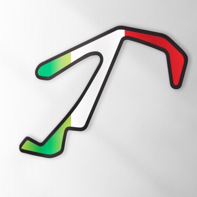 Circuit Sticker Met Vlag Misano - 1