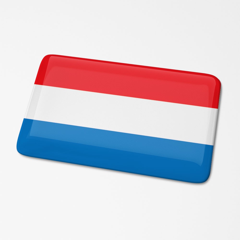 3D Sticker Nederlandse Vlag - 1