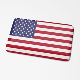 3D-Flaggenaufkleber Amerika - 1