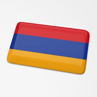 3D-Flaggenaufkleber Armenien - 1