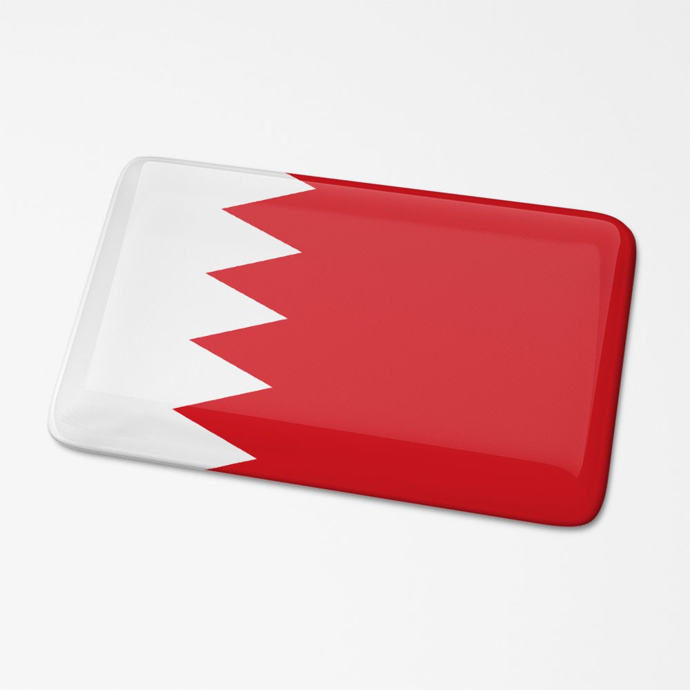 3D-Bahrain-Flaggenaufkleber - 1