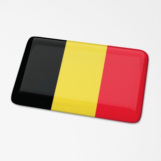 3D Vlagsticker Belgie - 1