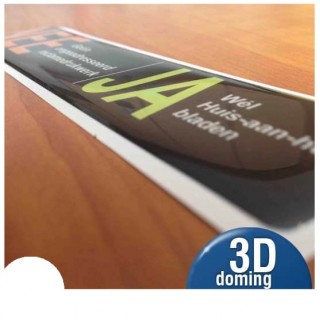 3D Nein Ja Aufkleber Briefkasten - 2