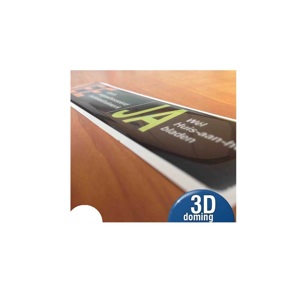 3D-Aufkleber „Nein Ja“ für den Briefkasten - 2