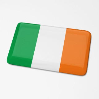 3D Flaggenaufkleber Irland - 1