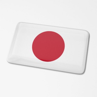 3D-Flaggenaufkleber Japan - 1