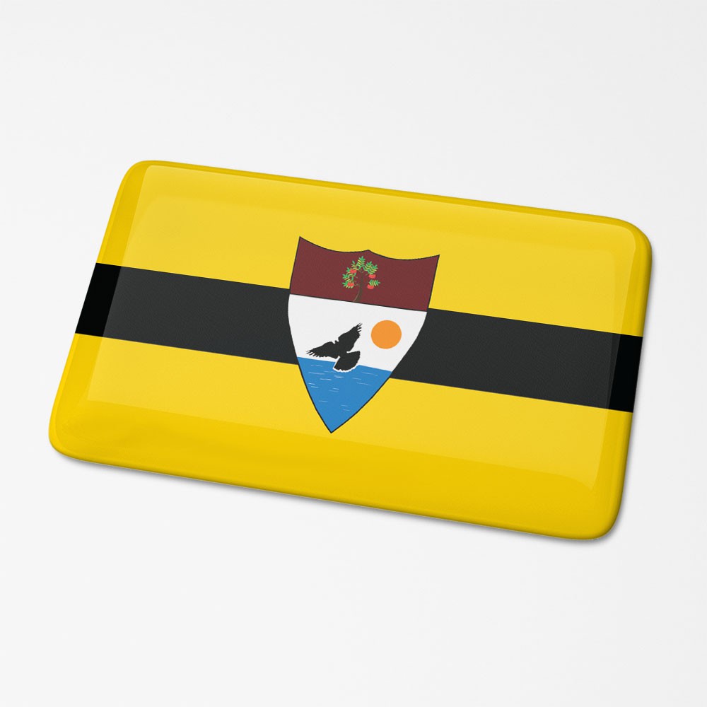 3D-Flaggenaufkleber Liberland - 1