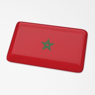 3D Vlagsticker Marokko - 1