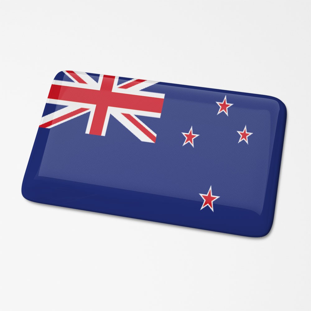 3D Vlagsticker Nieuw-Zeeland - 1