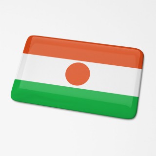 3D Vlagsticker Niger - 1