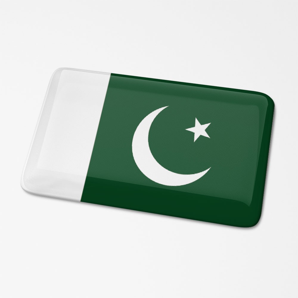 3D Vlagsticker Pakistan - 1