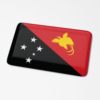 3D Vlagsticker Papua-New-Guinea - 1