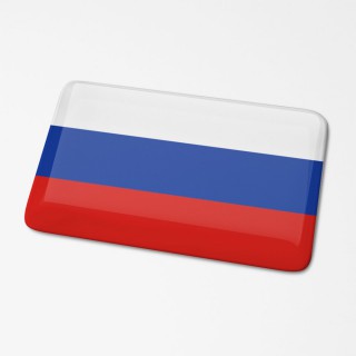 3D Vlagsticker Rusland - 1
