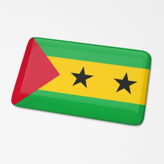 3D Vlagsticker Sao Tomé en principe - 1