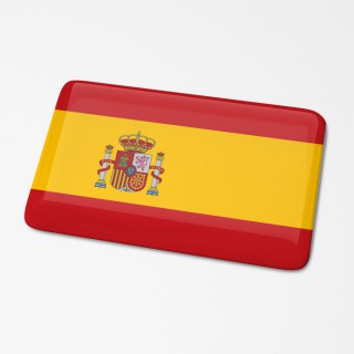 3D Vlagsticker Spanje - 1