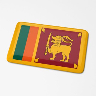 3D Vlagsticker Sri-Lanka - 1