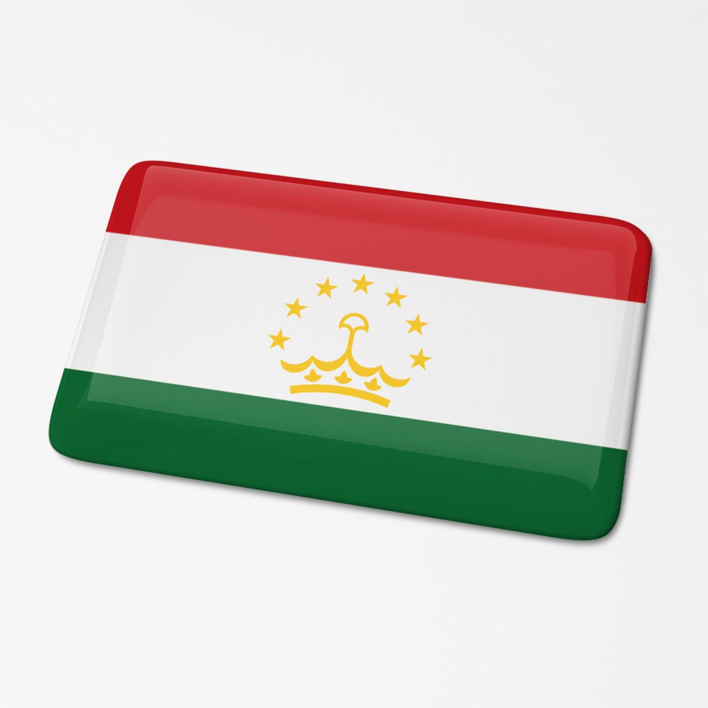 3D Vlagsticker Tadzjikistan - 1