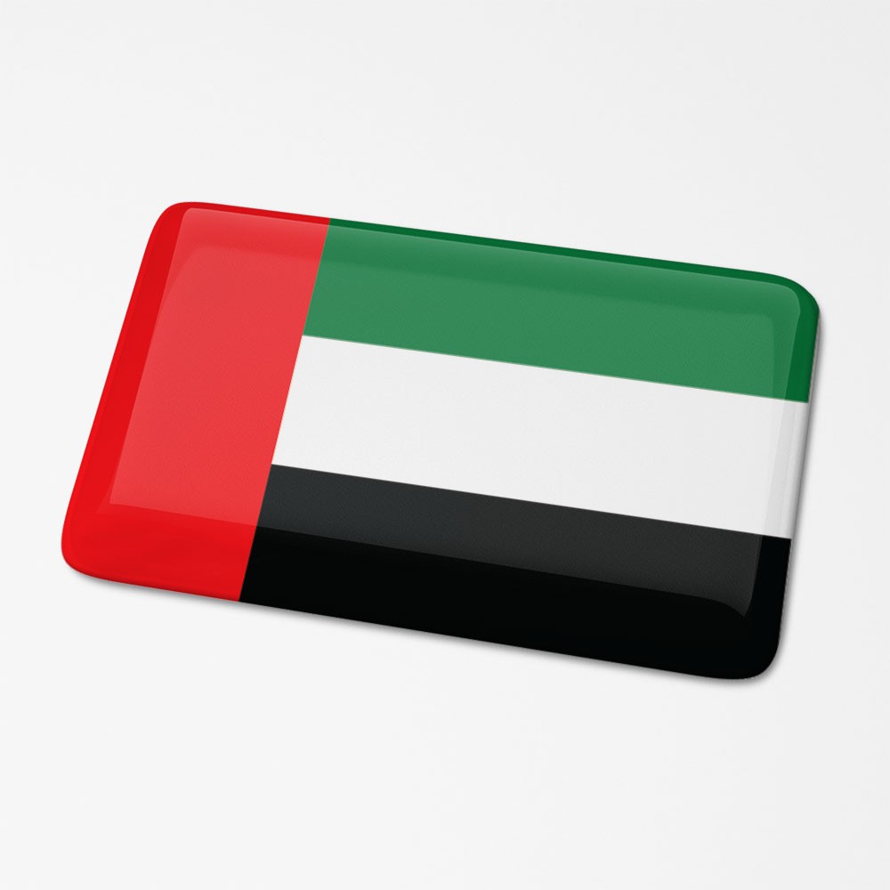 3D Vlagsticker United-Arab-Emirates - 1