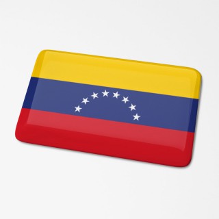 3D Vlagsticker Venezuela - 1
