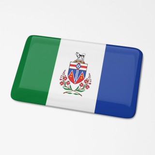 3D Vlagsticker Yukon - 1