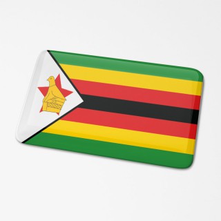 3D Vlagsticker Zimbabwe - 1