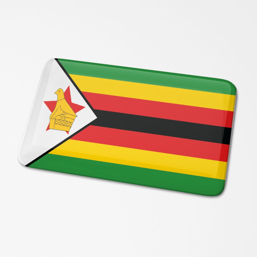 3D Vlagsticker Zimbabwe - 1