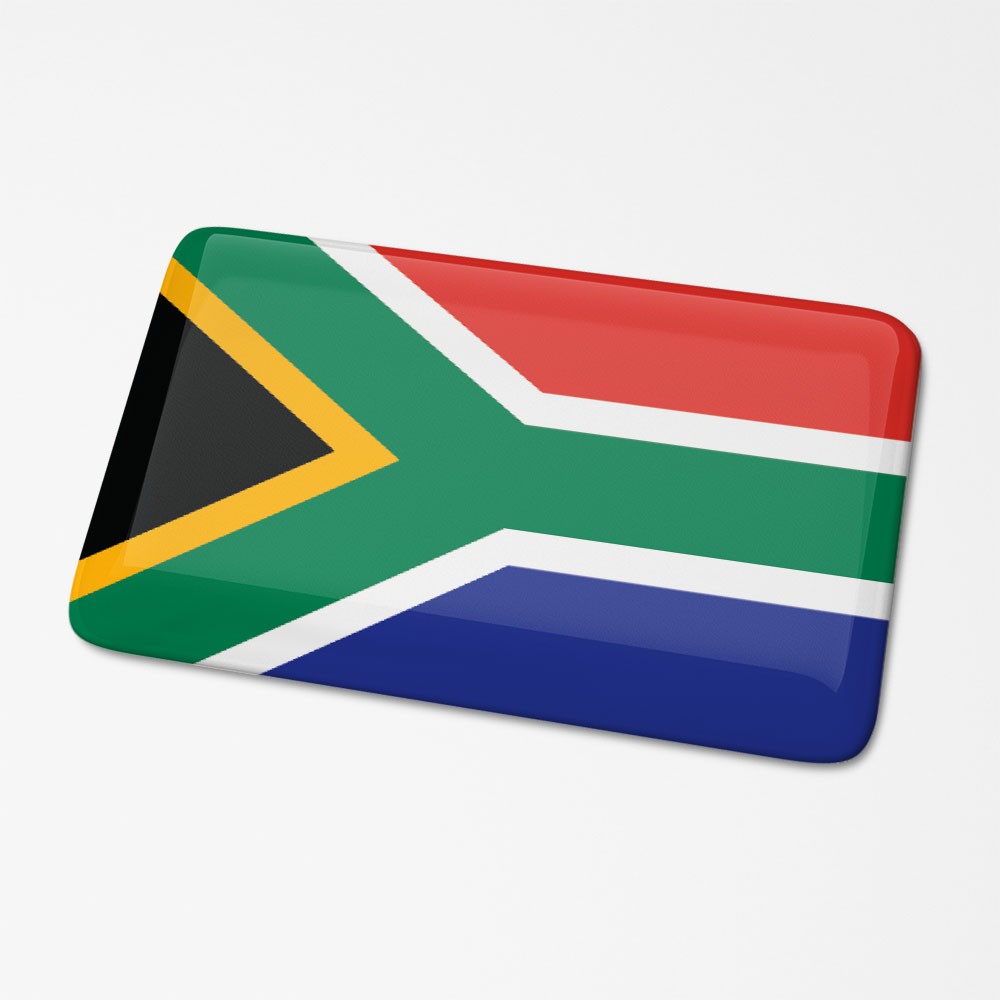 3D Vlagsticker Zuid-Afrika - 1