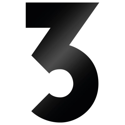 Cijfer Sticker Big John 3 - 1