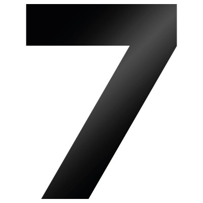 Cijfer Sticker Big John 7 - 1