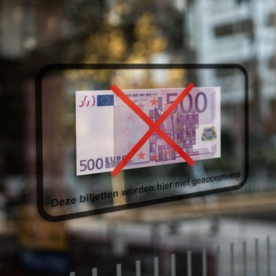 Deze Biljetten Worden Hier Niet Geaccepteerd sticker - 500 Euro - 3 Deze Biljetten Worden Hier Niet Geaccepteerd sticker - 500 Euro - 3