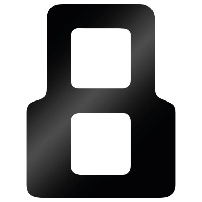 Cijfer Sticker Checkbook 8 - 1