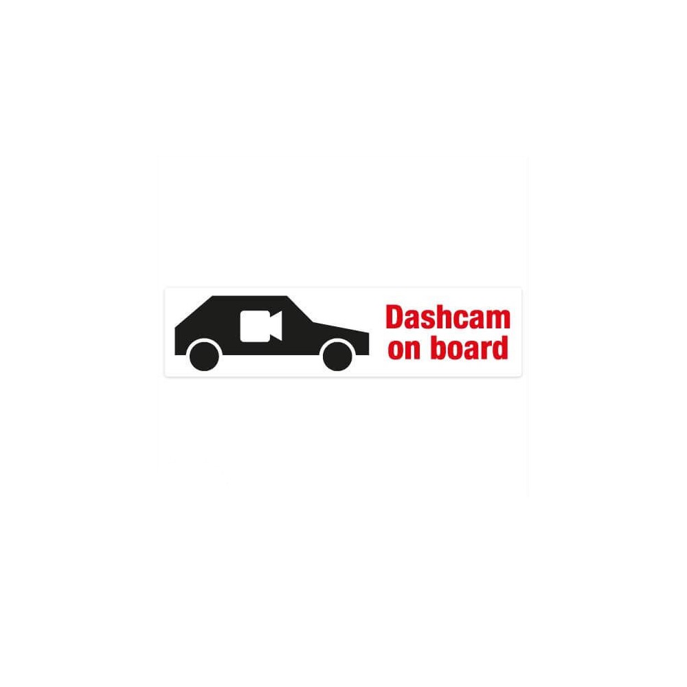 Autoaufkleber für Dashcam an Bord – 1