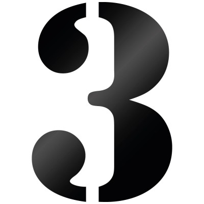 Cijfer Sticker Stencil 3 - 1