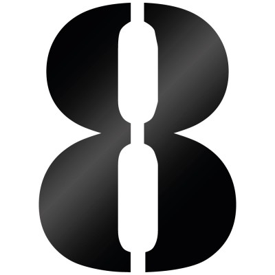 Cijfer Sticker Stencil 8 - 1