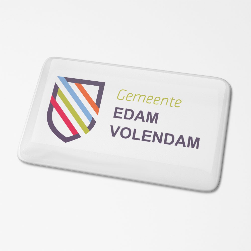 3D Vlagsticker Edam-Volendam - 1