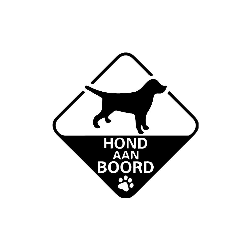 Hond Aan Boord Sticker - 1