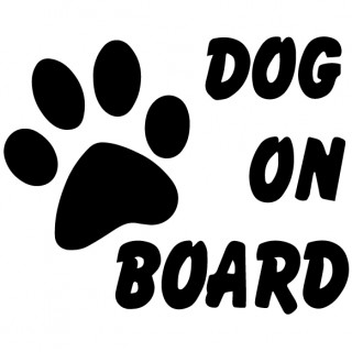 Dog On Board 1 Sticker - 1