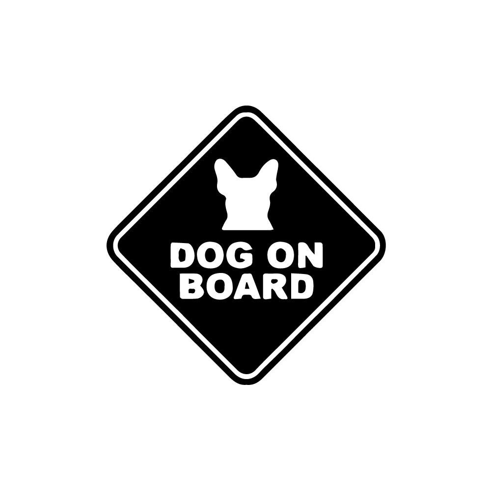 Hund an Bord 2 Sticker - 1