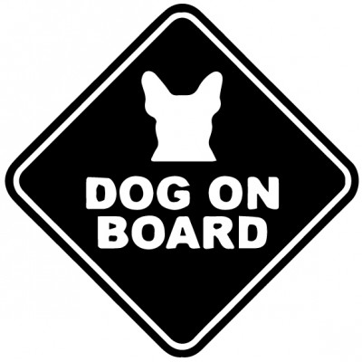 Dog On Board 2 Sticker - 1