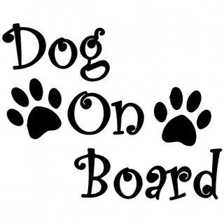 Dog On Board 3 Sticker - 1