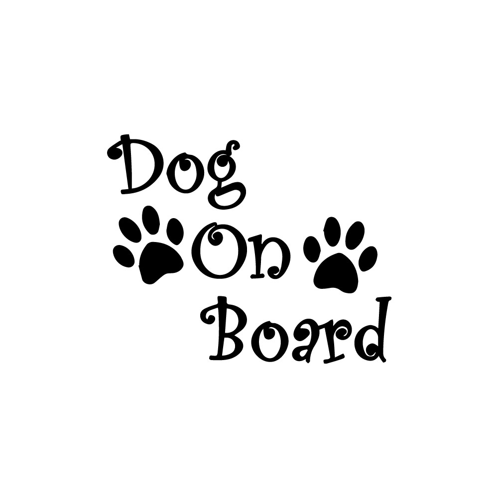 Hund an Bord 3 Sticker - 1