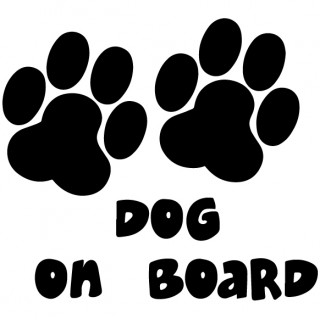 Hund an Bord 4 Sticker - 1