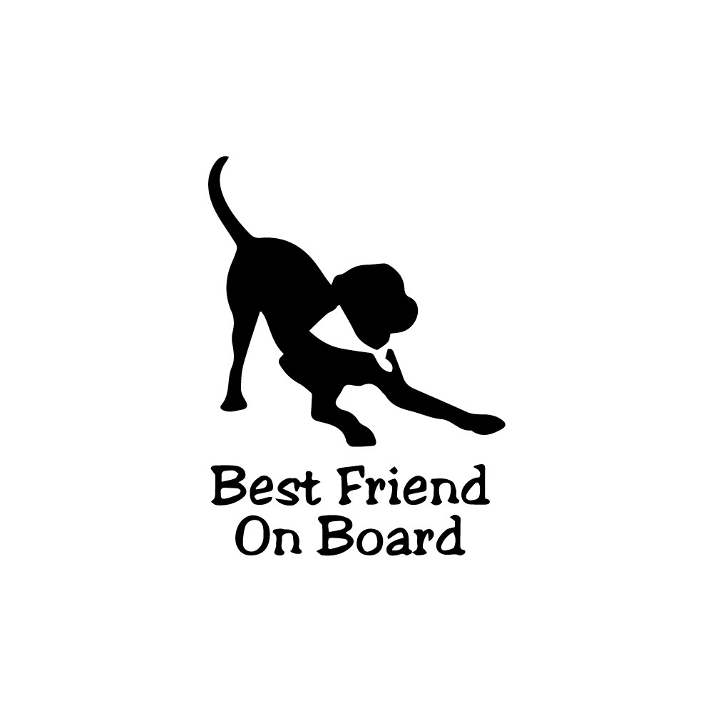 Best Friend on Board Sticker - 1